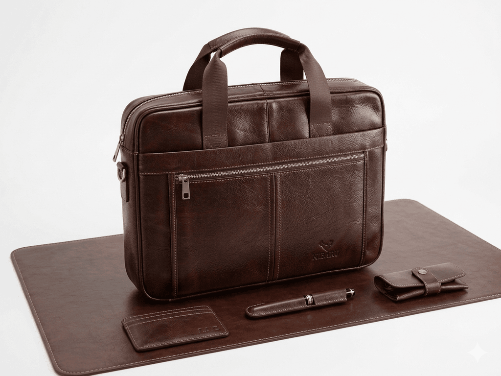 Kifaru Leather Executive Essential Laptop Bag