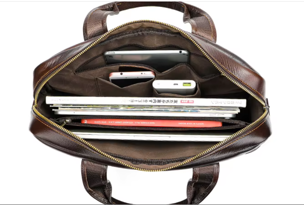 Kifaru Leather Executive Essential Laptop Bag