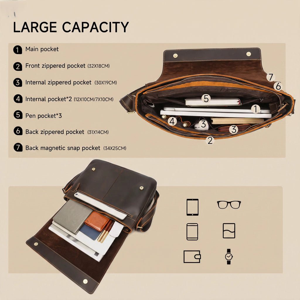 Kifaru Urban Messenger Bag
