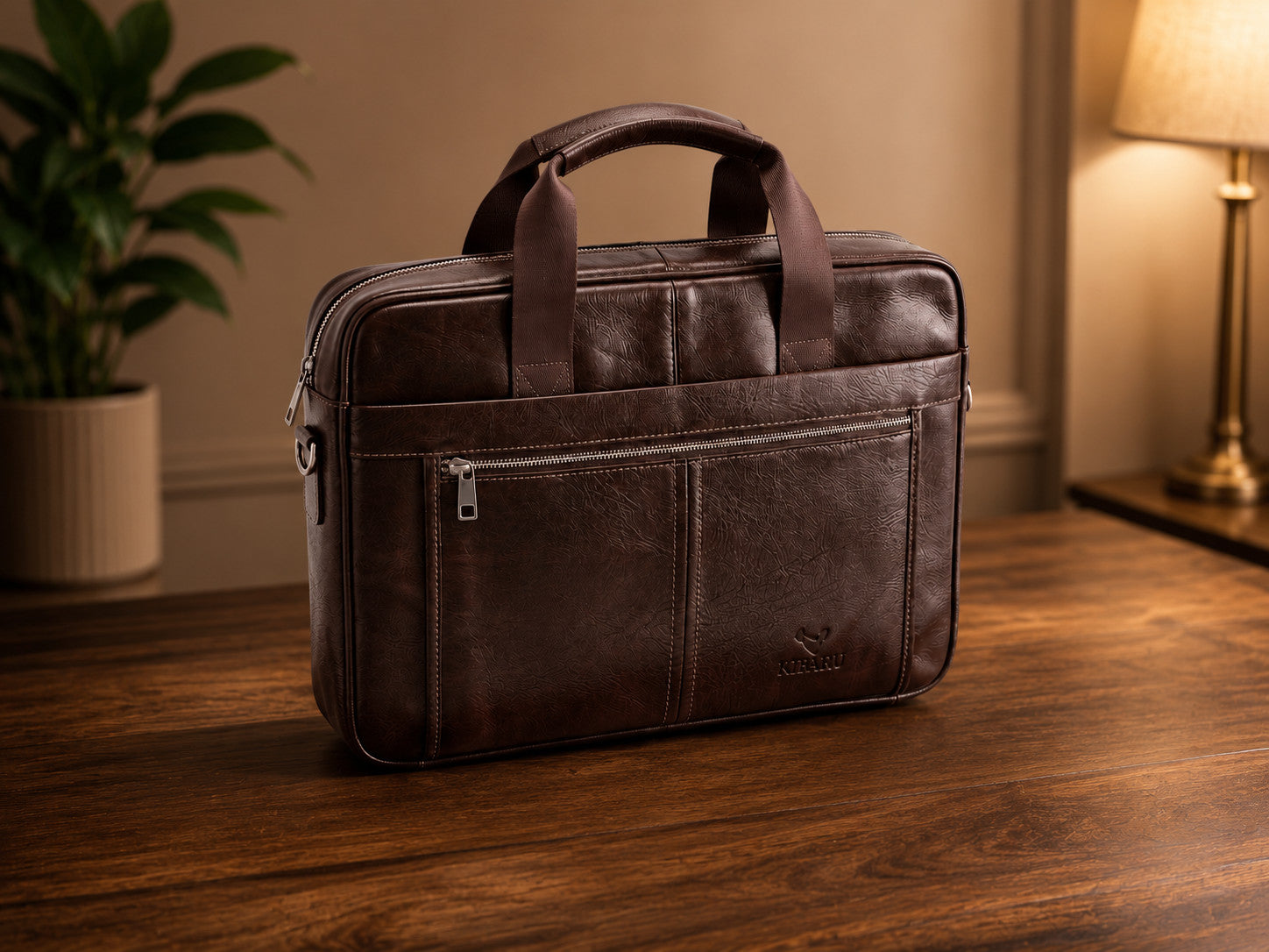 Kifaru Leather Executive Essential Laptop Bag